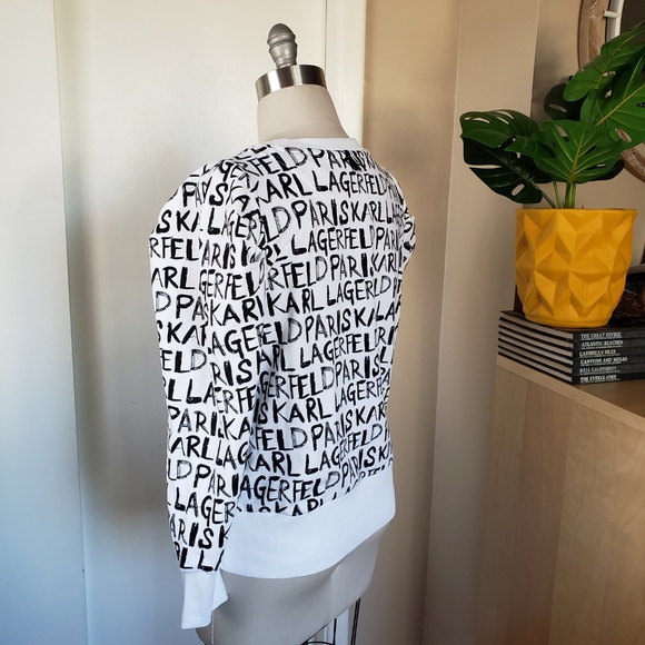 Karl Lagerfeld Logo Sweater Size Large NEW! - Picture 8 of 14